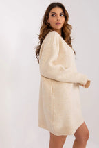 Women's Mini Day Dress – Relaxed With Long Sleeves