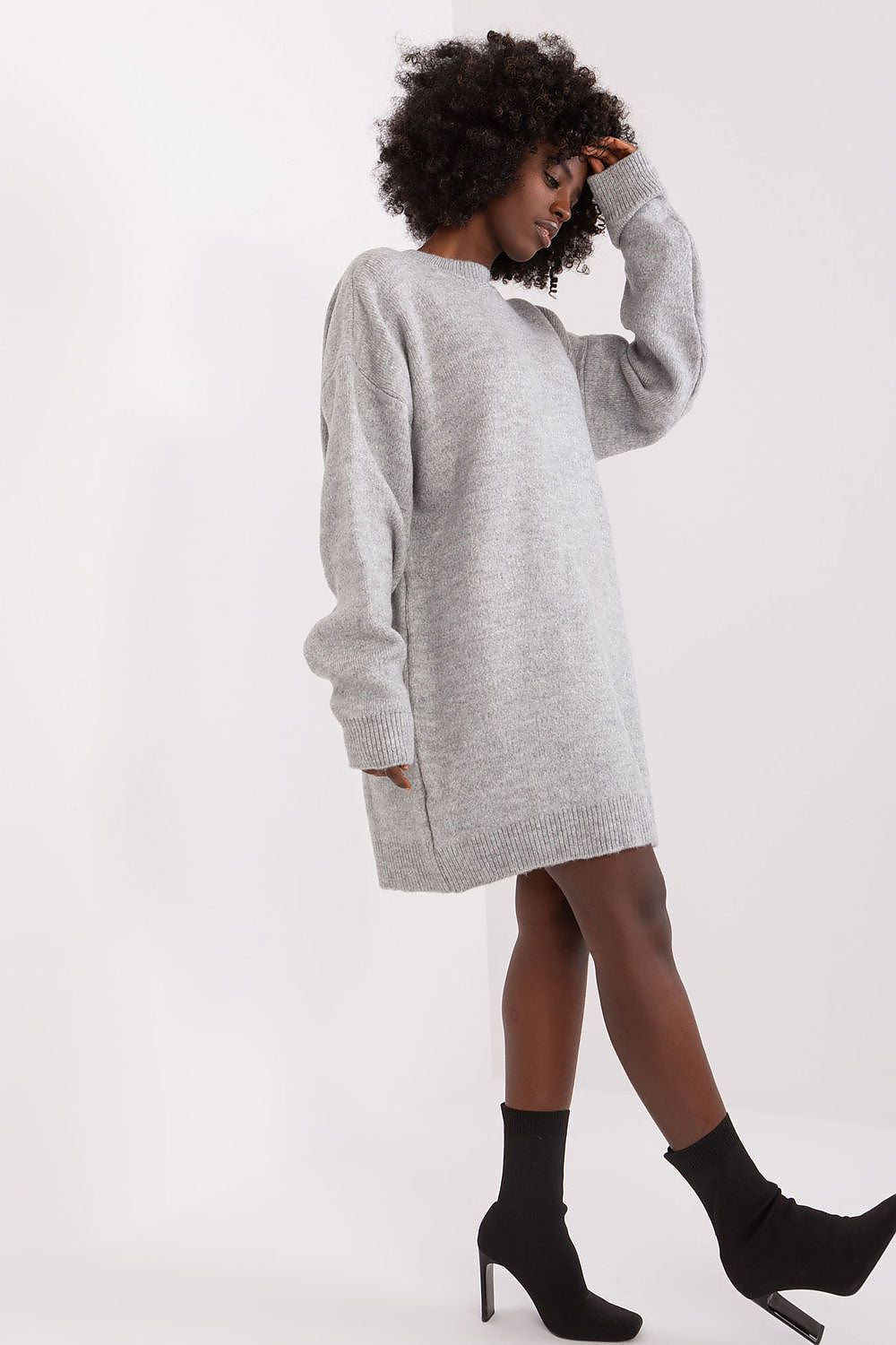 Women's Mini Day Dress – Relaxed With Long Sleeves