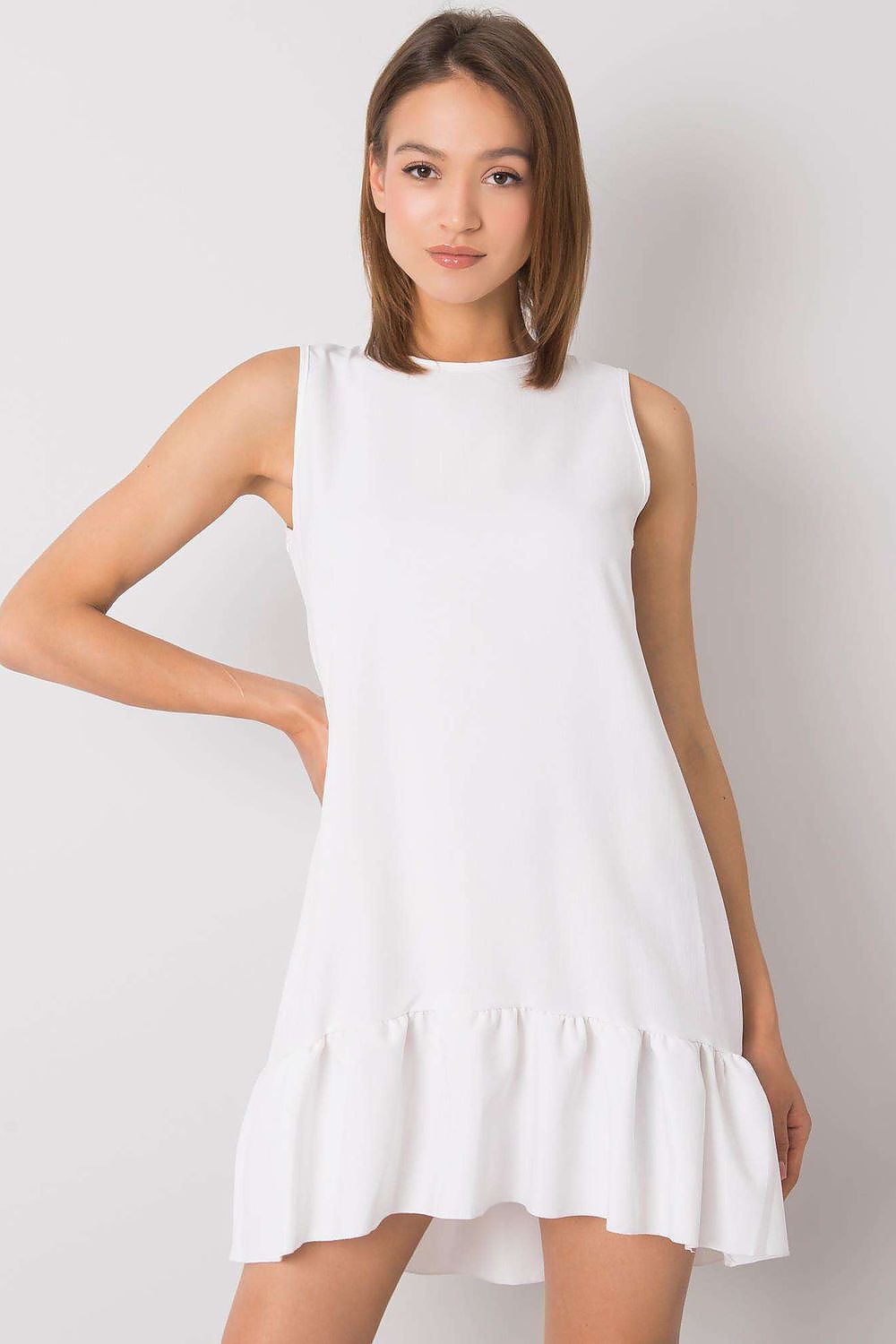 Women's Mini Day Dress – Relaxed With Sleeveless