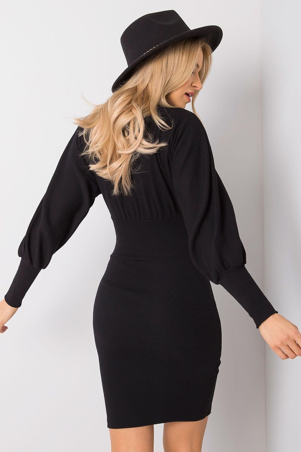 Women's Mini Day Dress – Slim With Long Sleeves