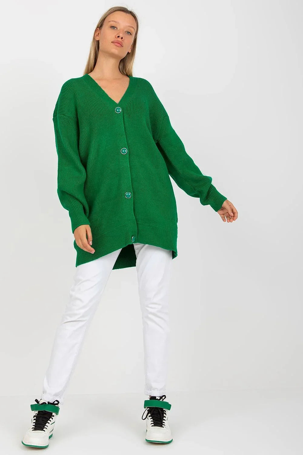 Women's Oversized Longline Cardigan Sweater