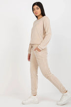 Women’s Soft Touch Blouse and Straight Leg Pants Set