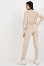 Women’s Soft Touch Blouse and Straight Leg Pants Set