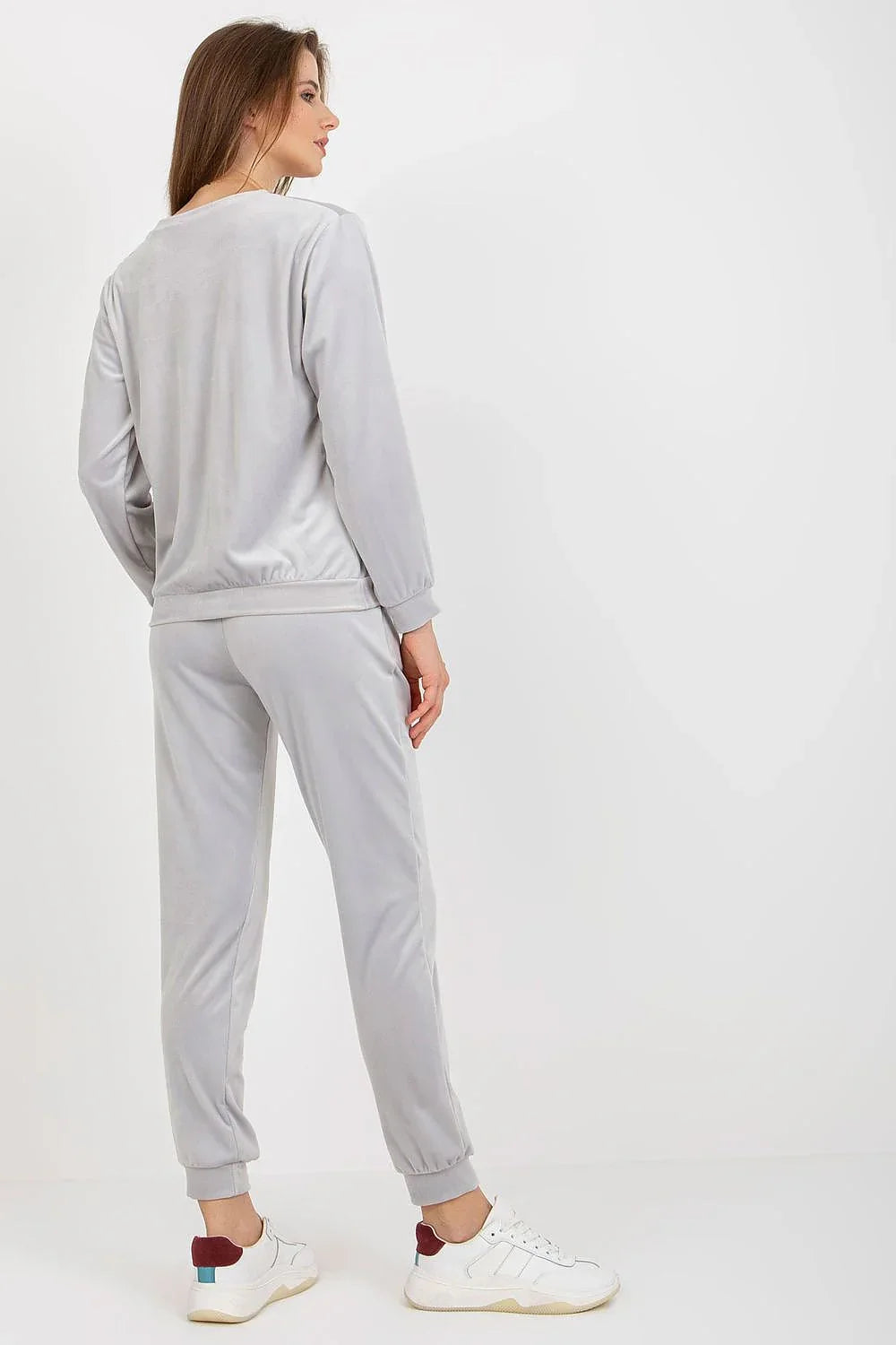 Women’s Solid Blouse and Tapered Pants Set