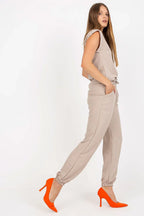 Women’s Summer Button Blouse and Pants Set