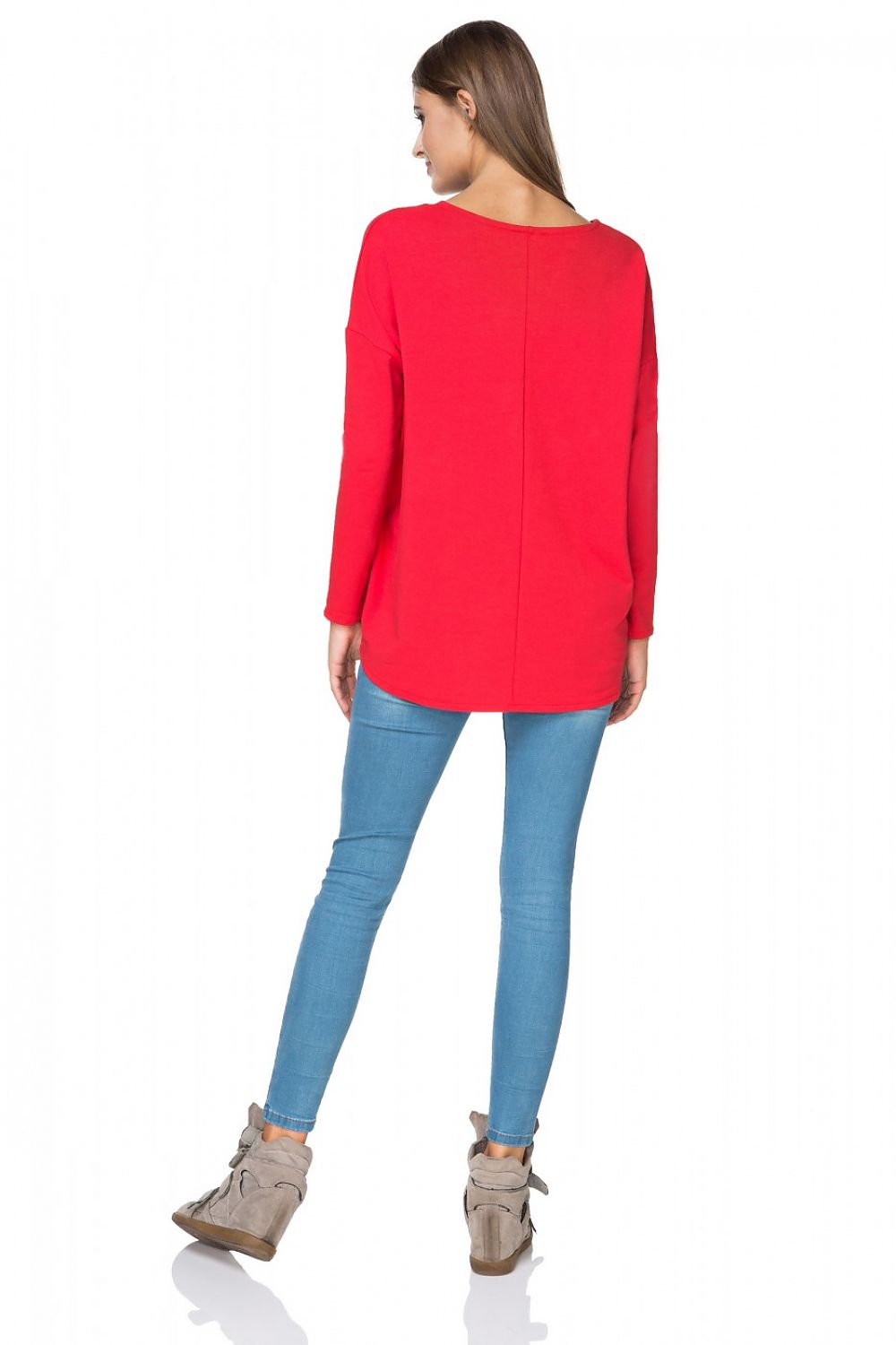 Women's Sweatshirt - Crew-Neck With Oversized Fit