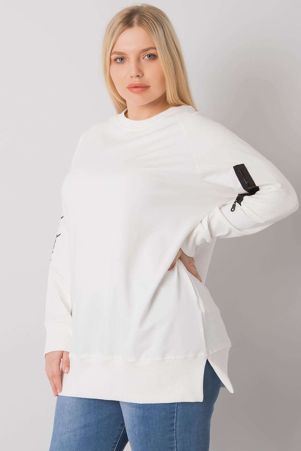 Women's Sweatshirt - Crew-Neck With Oversized Fit