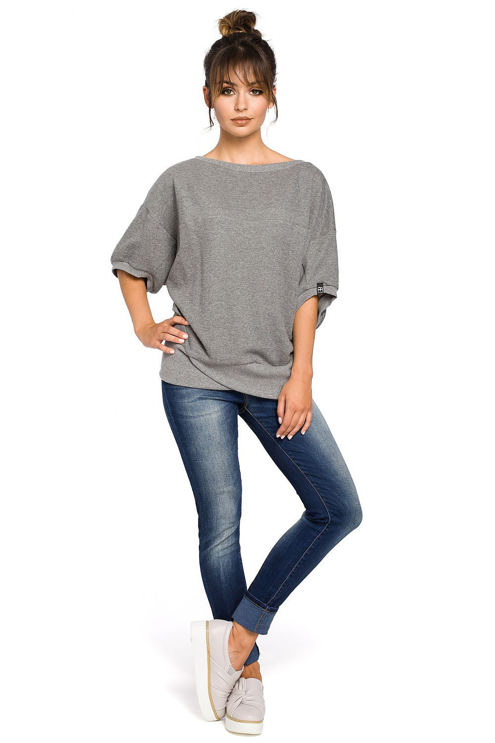 Women's Sweatshirt - Crew-Neck With Oversized Fit
