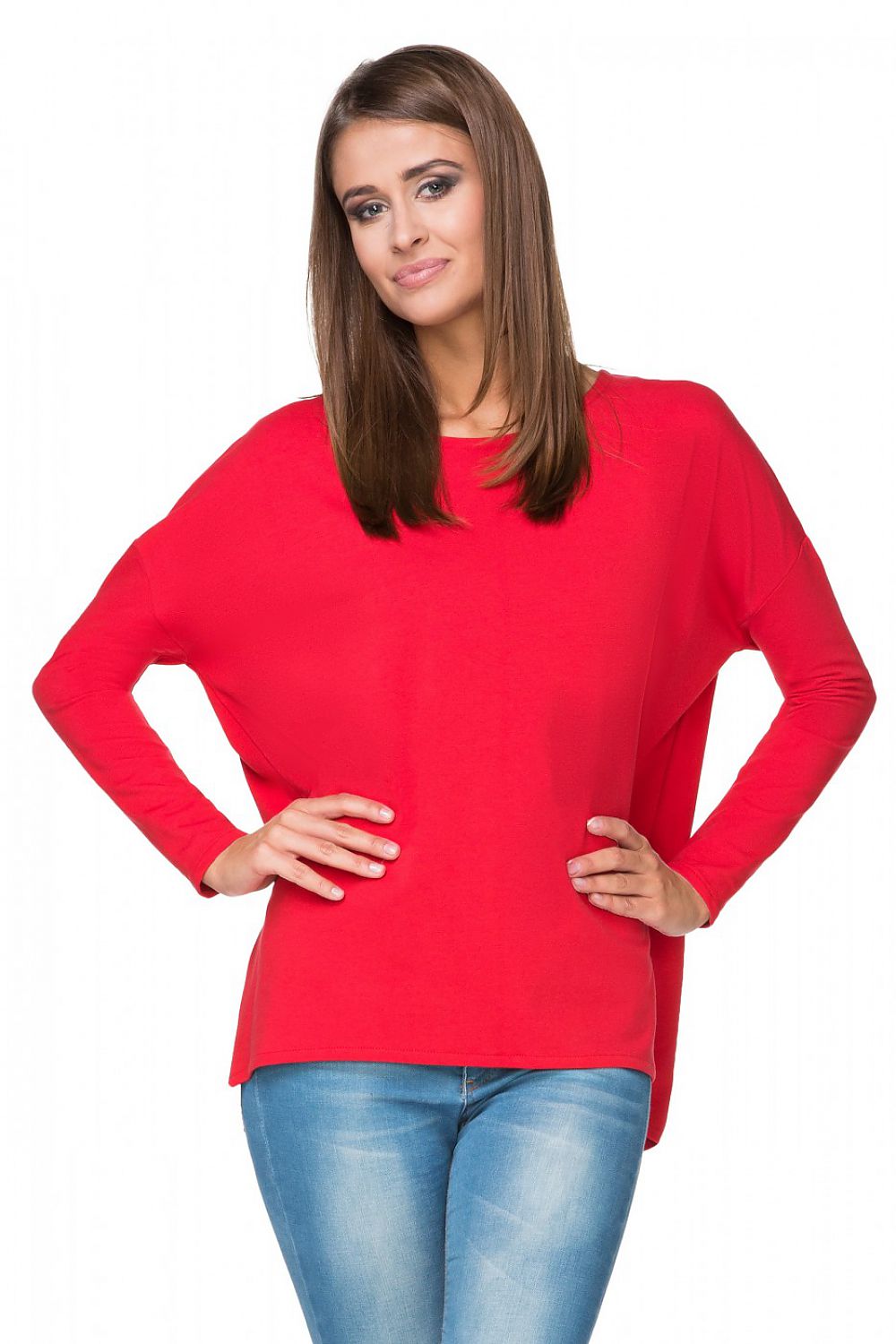 Women's Sweatshirt - Crew-Neck With Oversized Fit