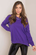 Women's Sweatshirt - Crew-Neck With Relaxed Fit