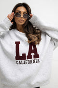 Women's Sweatshirt - Crew-neck With Oversized Fit