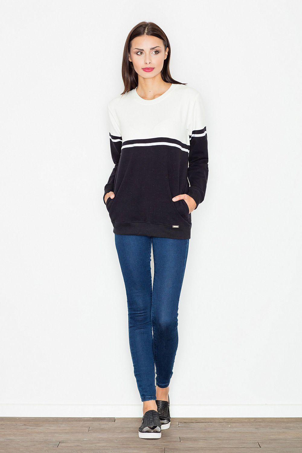 Women's Sweatshirt - Crew-neck With Regular Fit