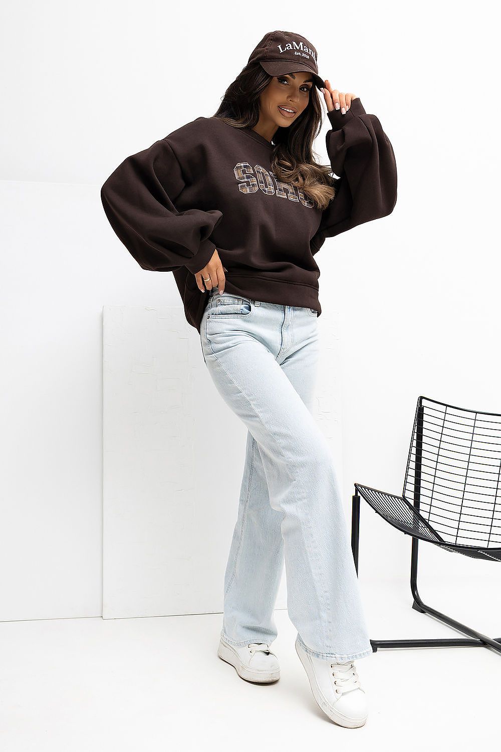 Women's Sweatshirt - Crew-neck With Regular Fit