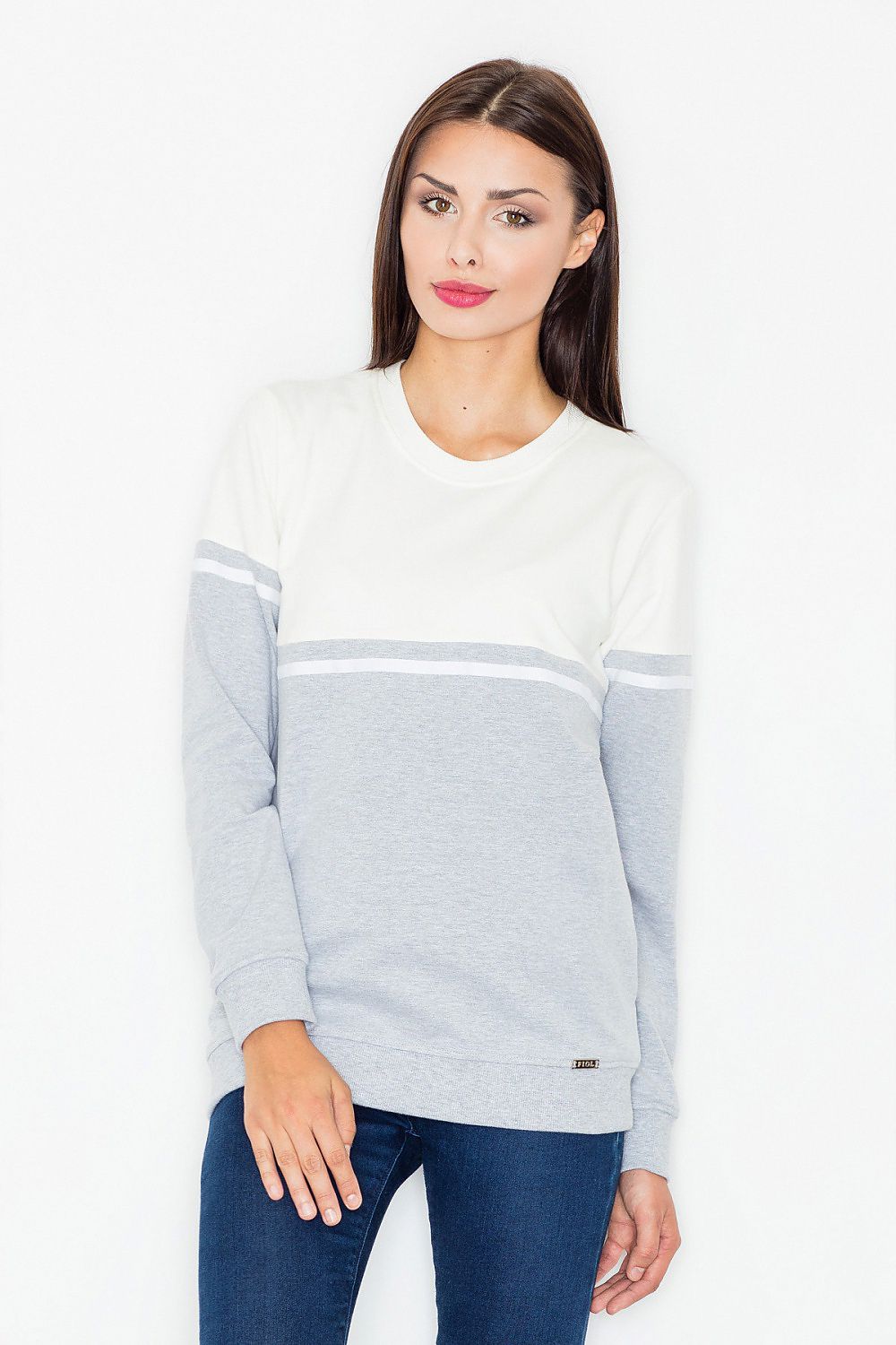 Women's Sweatshirt - Crew-neck With Regular Fit