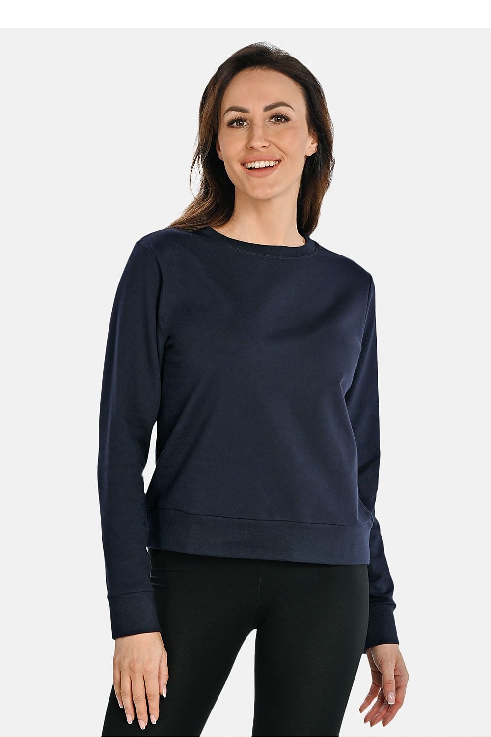 Women's Sweatshirt - Crew-neck With Regular Fit