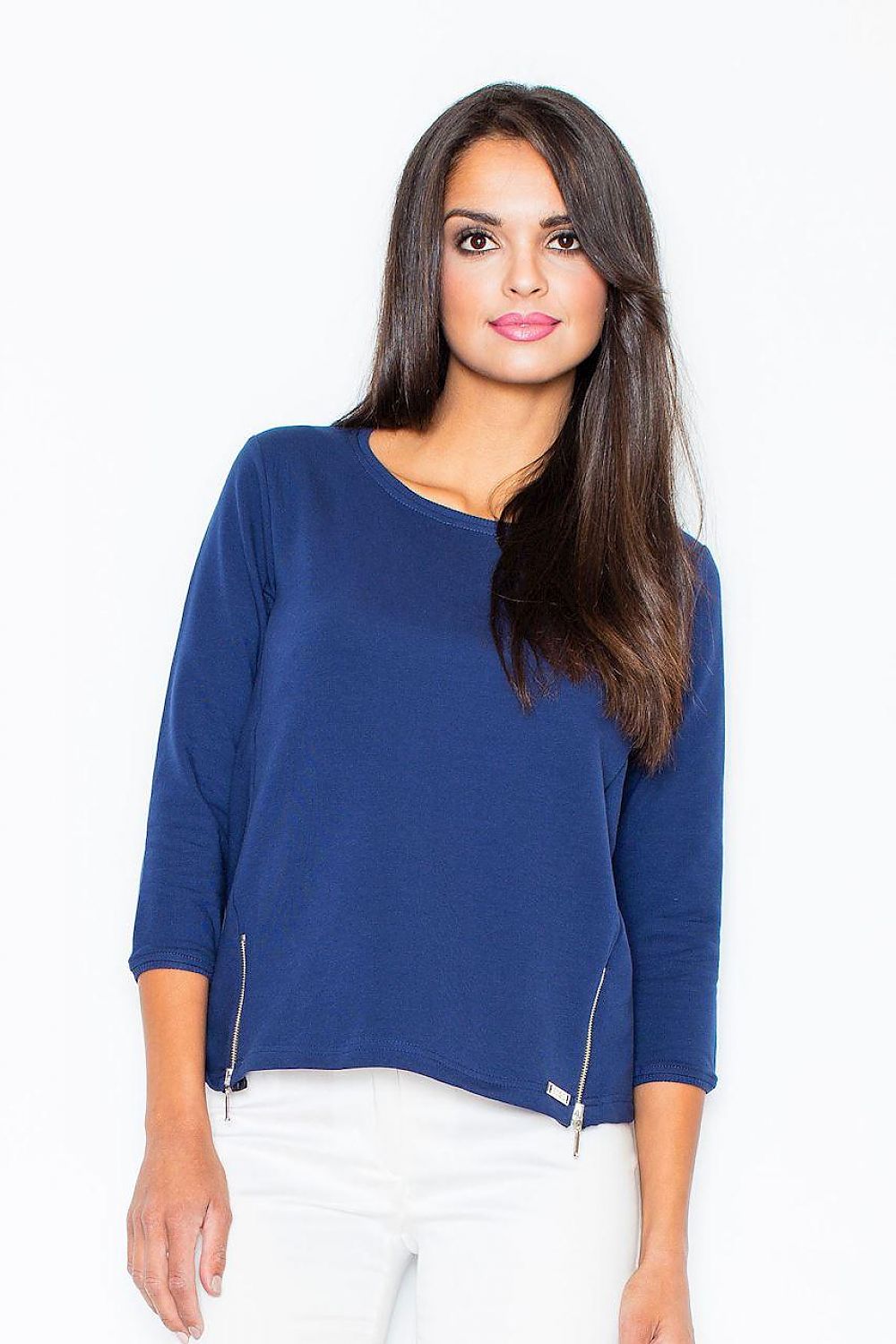 Women's Sweatshirt - Crew-neck With Regular Fit