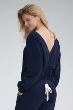 Womens Sweatshirt - V-Neck With Regular Fit