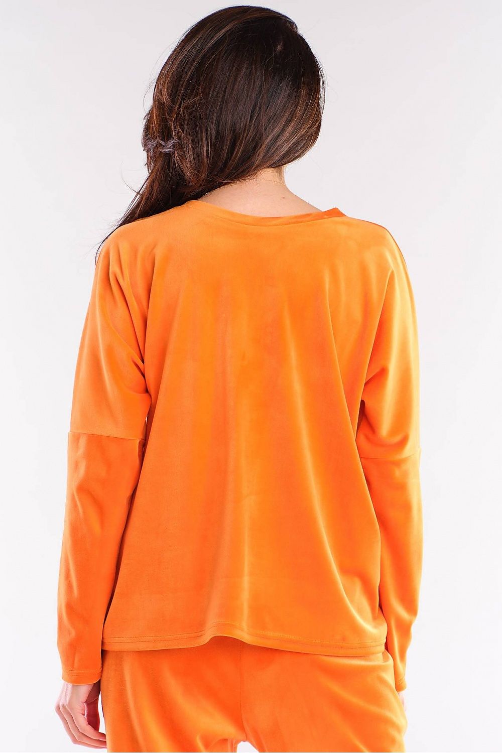 Women's Sweatshirt - V-Neck With Relaxed Fit