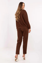 Women’s Zip Hoodie and Tapered Pants Two Piece Set
