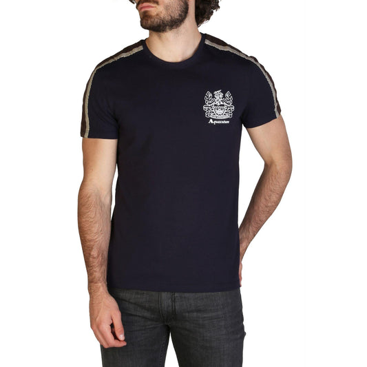 Aquascutum Men T-shirts - Navy Brand T-shirts - T-Shirt - Guocali