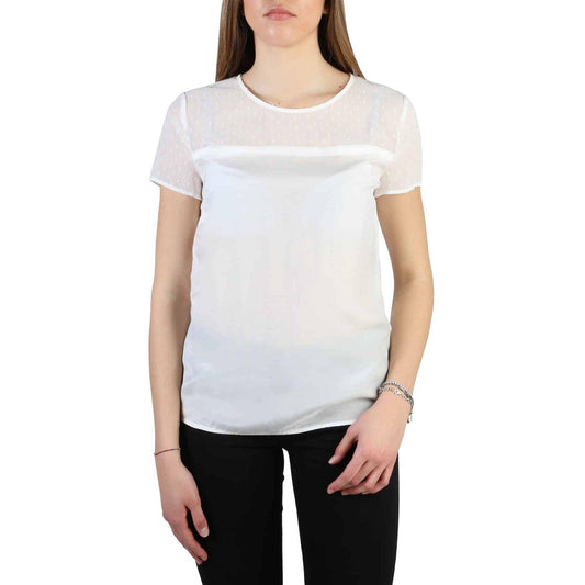 Armani Jeans Women T-Shirts - White Brand T-shirts - T-Shirt - Guocali