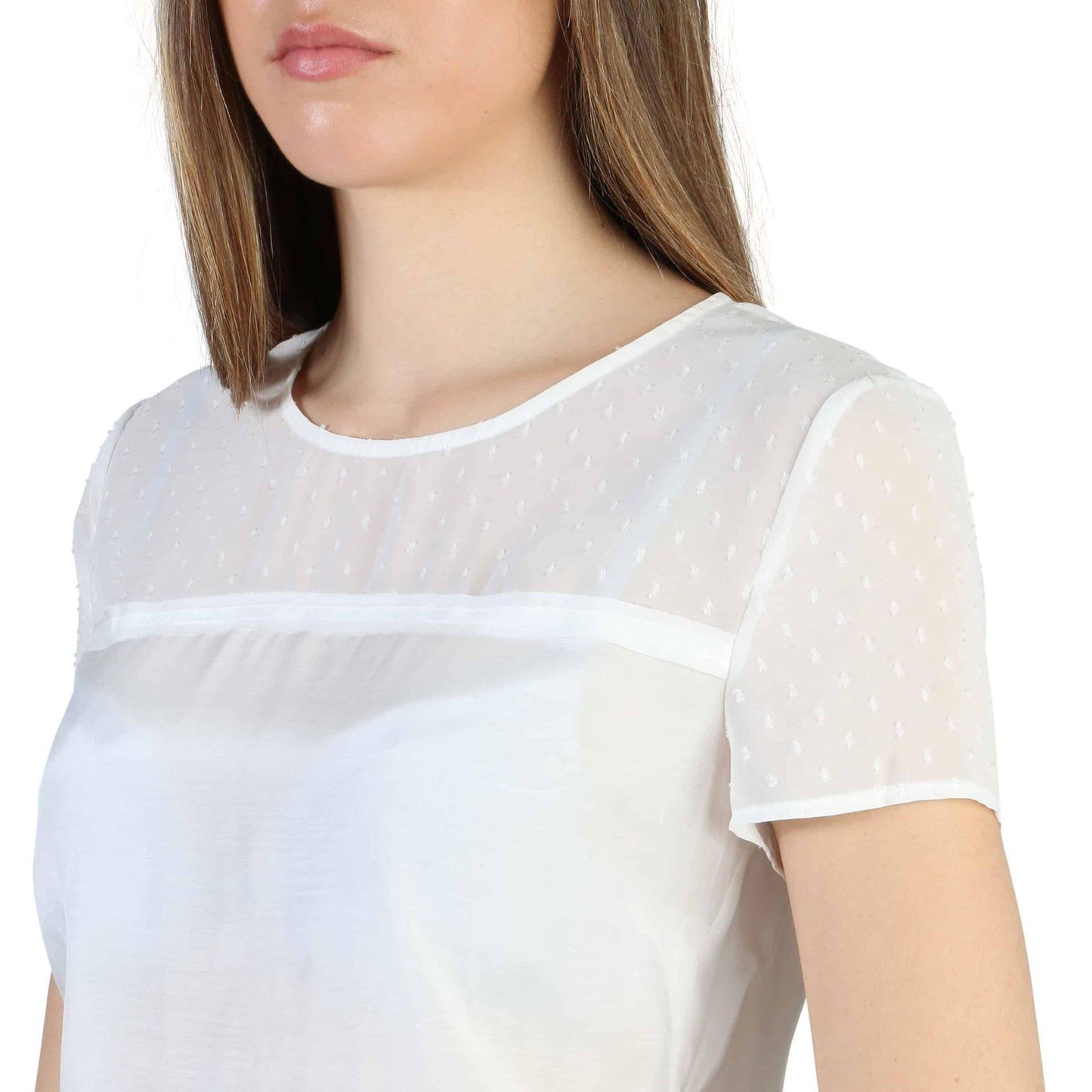 Armani Jeans Women T-Shirts - White Brand T-shirts - T-Shirt - Guocali