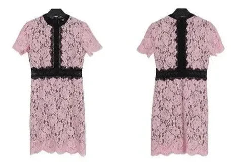 Asymmetrical Elegant Patchwork Party Dress -Guocali