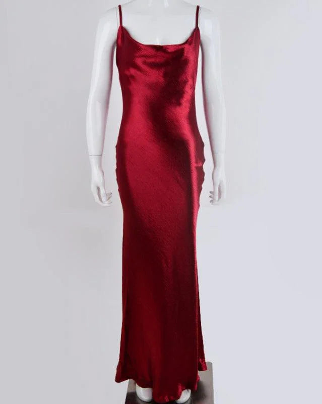 Backless Strapless Evening Dress -Guocali