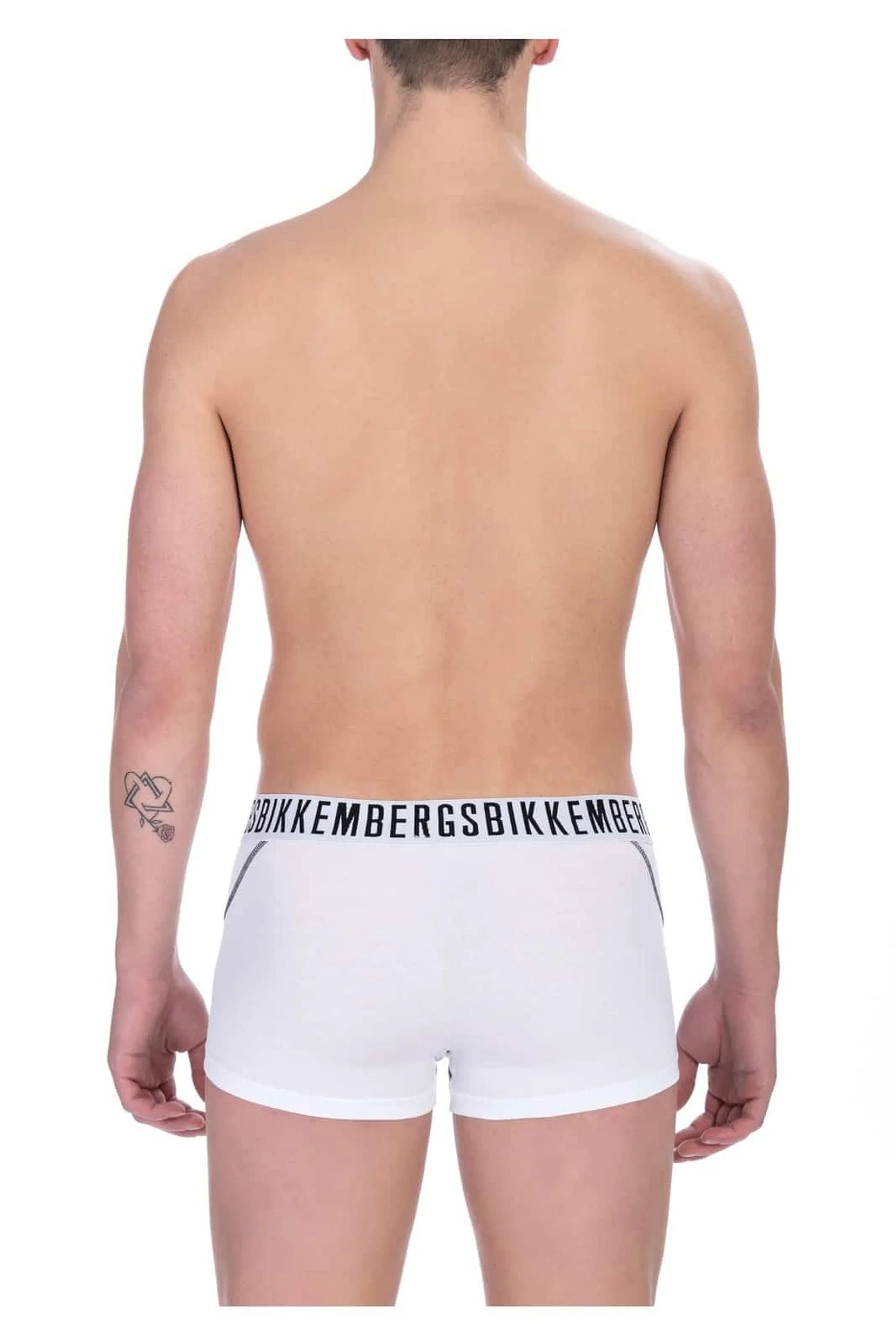 Bikkembergs Boxers Hombre -Ropa Interior Blanca GUOCALI