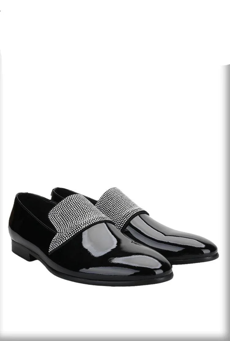Men Slipper Dress Loafers - Slip-On Formal Dress Shoes