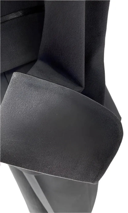 Black Tuxedo Suit - Women Trouser Set -Guocali