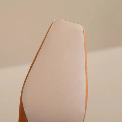 Buckle High Heel Leather Women Pumps -Guocali