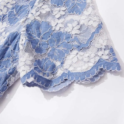 Casual Floral Mid-Length Summer Dress -Guocali