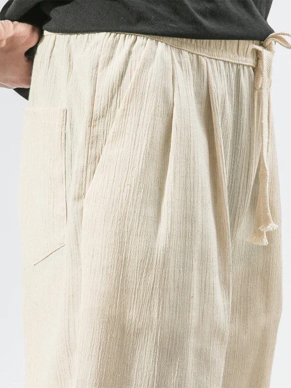 Casual Men Joggers – Mid Rise Drawstring -Guocali