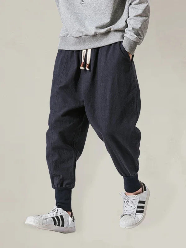 Casual Men's Joggers – Mid Rise Breathable Comfort -Guocali