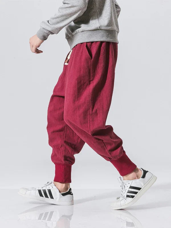 Casual Men's Joggers – Mid Rise Breathable Comfort -Guocali