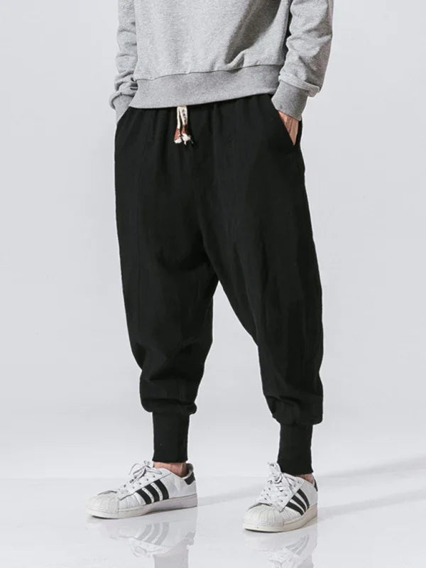 Casual Men's Joggers – Mid Rise Breathable Comfort -Guocali