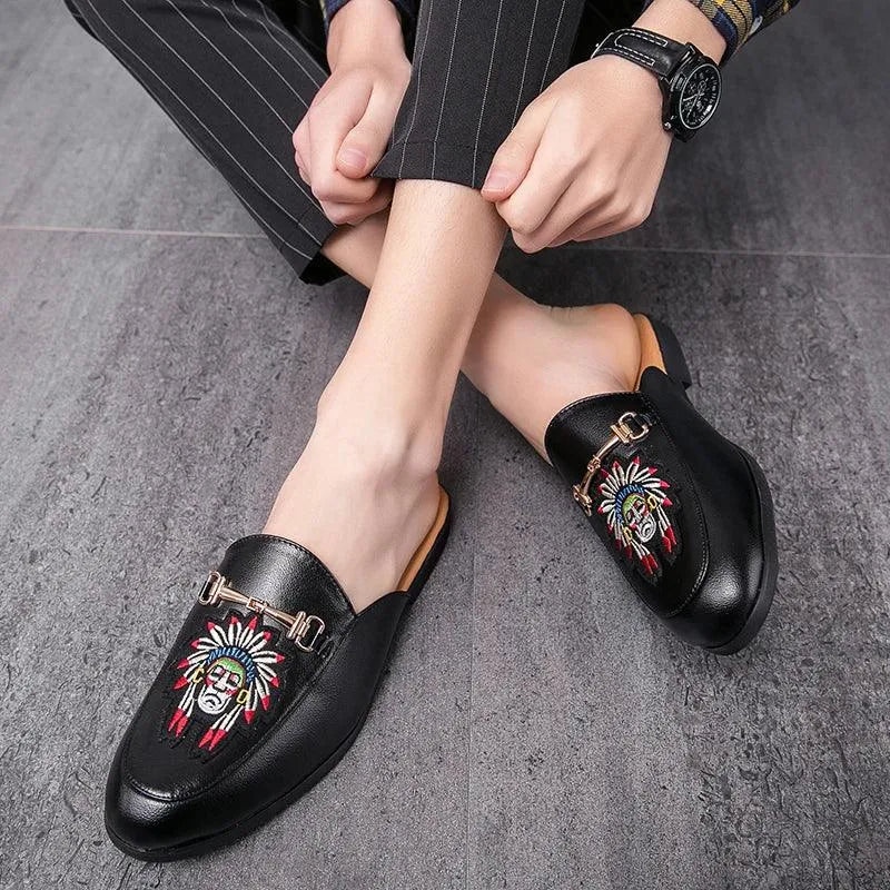 Casual Men Sandals Shoes - Mules -Guocali