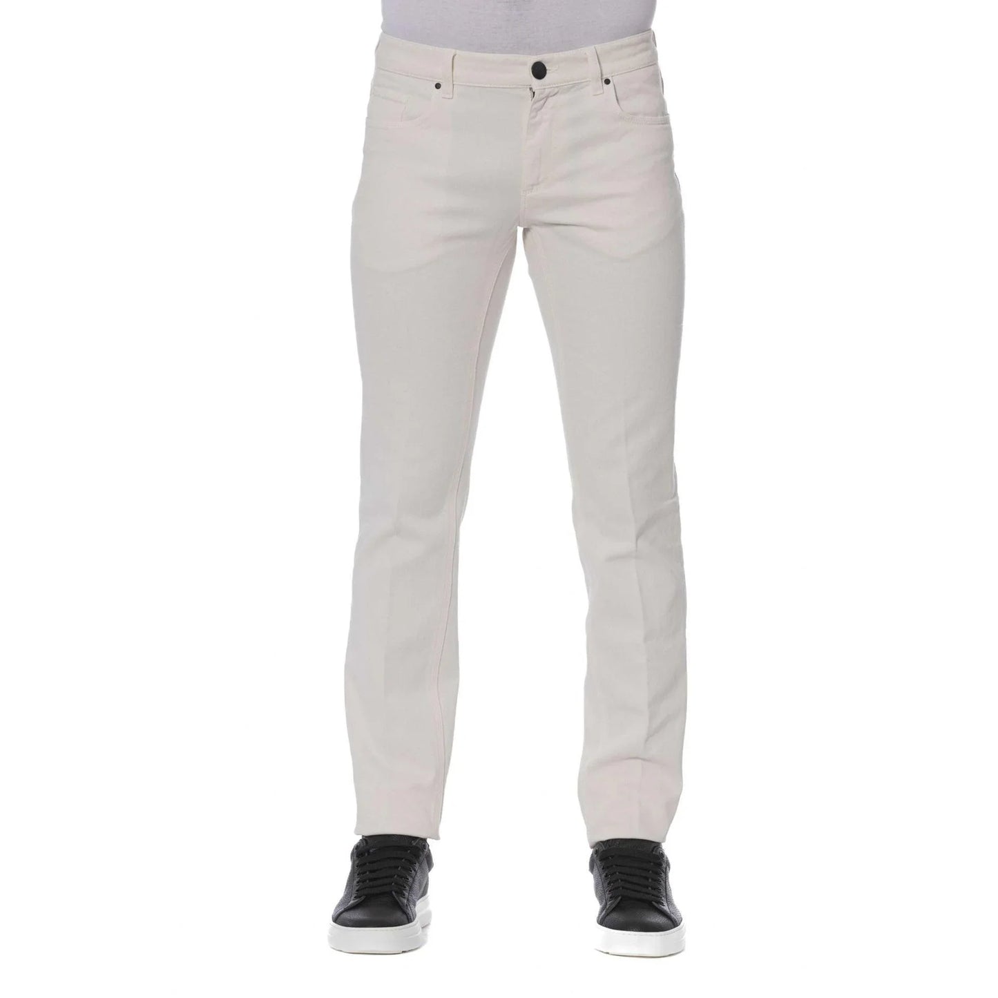 Casual Men Trousers – Mid-Rise Straight Leg -Guocali