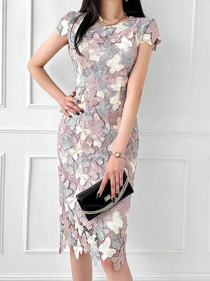 Chic Elegant Lace Summer Dress -Guocali