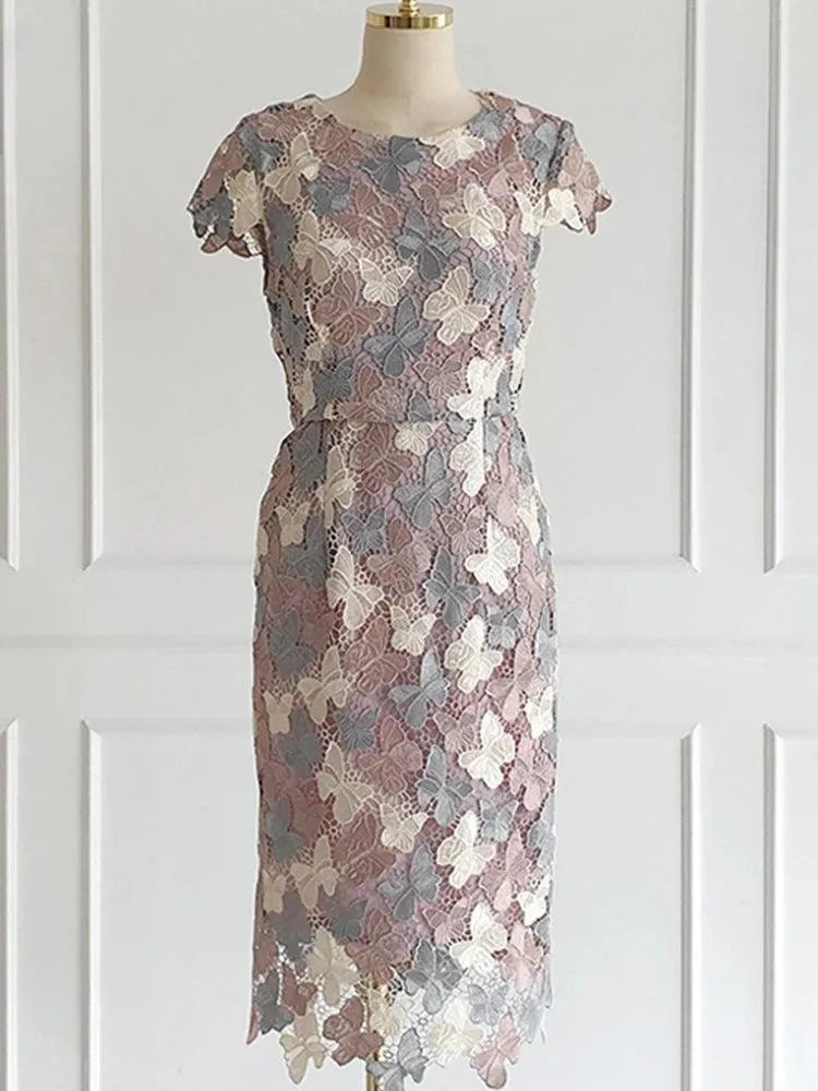 Chic Elegant Lace Summer Dress -Guocali