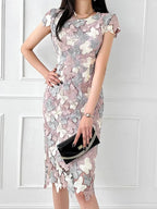 Chic Elegant Lace Summer Dress -Guocali