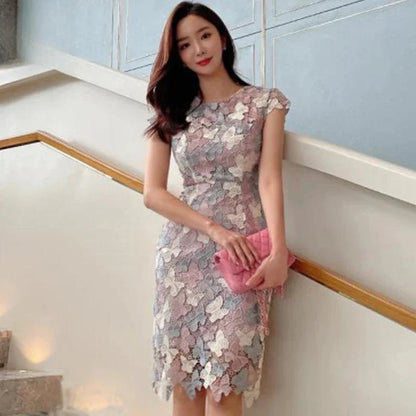 Chic Elegant Lace Summer Dress -Guocali