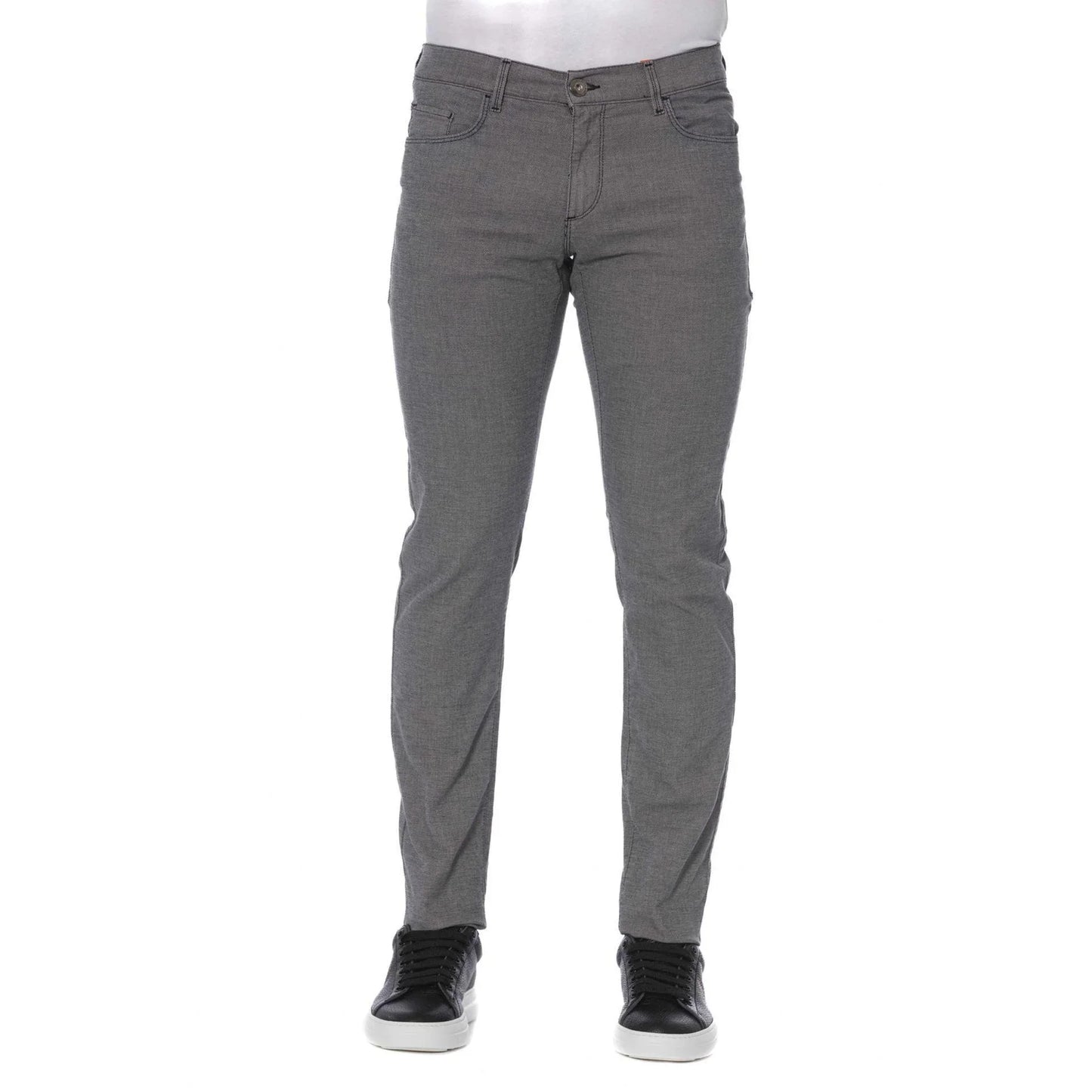 Chic Men’s Trousers – Mid Rise Tapered Leg -Guocali
