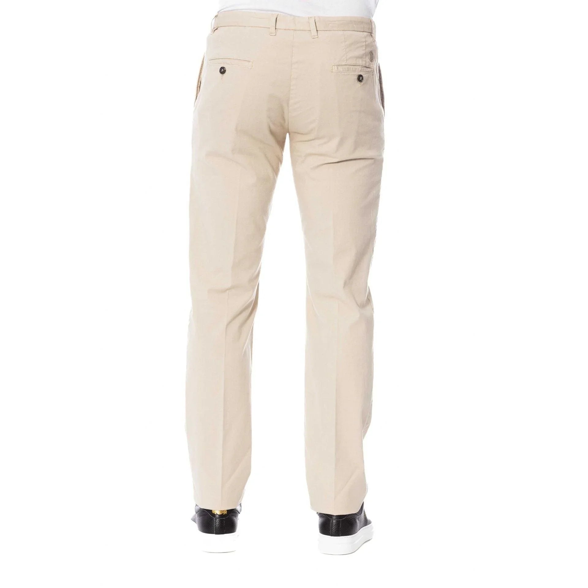 Chic Men Trousers – Mid-Rise Straight Fit -Guocali