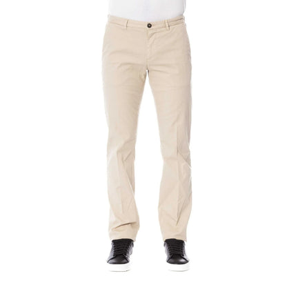 Chic Men Trousers – Mid-Rise Straight Fit -Guocali