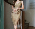 Chic Ruffled Ladies Party Dress -Guocali