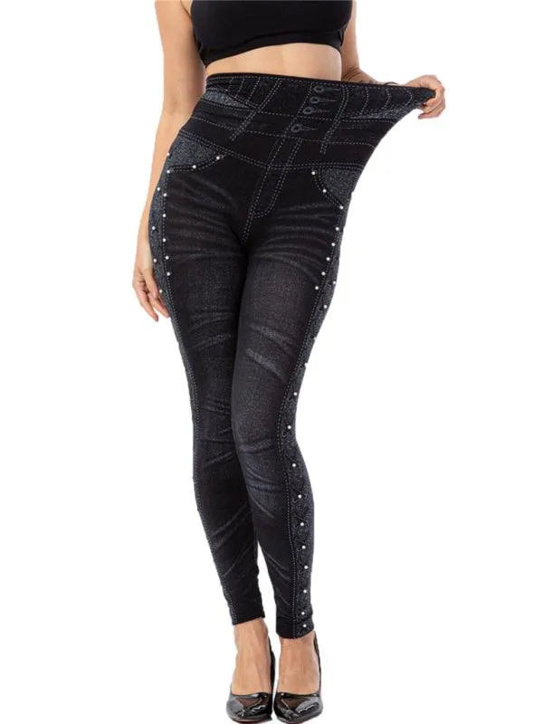 Chic Women Leggings – High-Waist Stretchable -Guocali