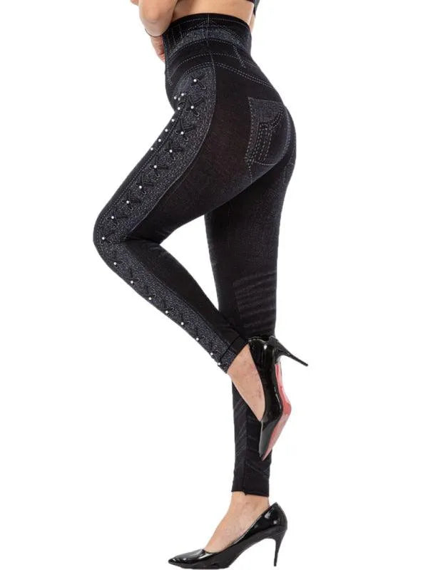 Chic Women Leggings – High-Waist Stretchable -Guocali