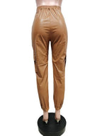 Chic Women's Cargo Pants – High-Waist Stretchable Fit -Guocali